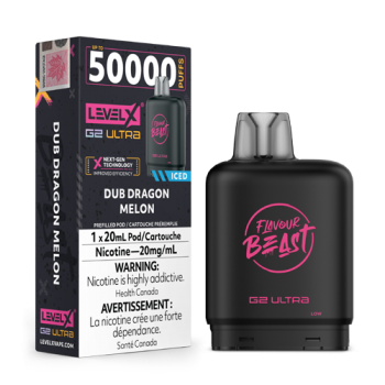 Level X Ultra Dub Dragon Melon Iced 50k 20mg